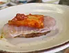 Hongeo samhap, a famous trio of fermented skate fish, steamed pork and kimchi [YIM SEUNG-HYE]