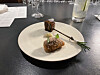 A chicken skewer at Mingles, where diners can see how every-day Korean food can adapt to make dishes fit for fine dining restaurants [LEE SUN-MIN]