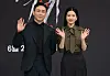 Actors Oh Jung-se, left, and Kim Tae-ri pose for a photo at the press conference for ″Revenant″ held at the SBS headquarters in Yangcheon District, western Seoul, on Friday. [YONHAP]