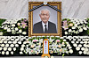 Photo of Rhee In-soo, adopted son of Korea's first Presiden Syngman Rhee, on the funeral altar at Severance Hospital in western Seoul on Thursday. Rhee died at the age of 92 on Wednesday. [NEWS1]