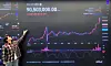An electronic signboard at a cryptocurrency exchange in southern Seoul shows that the price of bitcoin increased to 90.5 million won ($67,920) during a trading session Monday. [NEWS1]