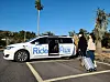 Customers ready to ride in RideFlux's self-driving vehicle on Jeju Island. [SOCAR]