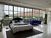 Many different styles of beds are on display so that visitors can try lying down on them at Simmon Terrace in Icheon, Gyeonggi. [LEE SUN-MIN]