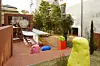 The terrace at Roly Poly Cotto offers many different seats. [OTTOGI]