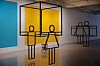 Hong Seung-hye's pixel sculptures “Aerial Dance”(2020-21) in her solo show ″On Stage″ as part of the ″IMA Picks″ project at Ilmin Museum of Art in central Seoul. [ILMIN MUSEUM OF ART]