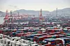 Containers docked at a port in Busan on Dec. 21. [NEWS1]