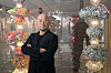 Artist Choi Jeong-hwa poses inside the exhibition space of 'Vita Nova,' created in collaboration with Nespresso. [NESPRESSO]