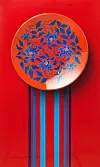 A colored lacquer tray [PARK SANG-MOON]