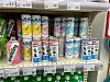 Fruit-flavored Milkis cans are displayed in a market in Russia. [LOTTE CHILSUNG BEVERAGE]