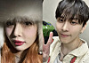 Singers HyunA, left, and Yong Jun-hyung [SCREEN CAPTURE]