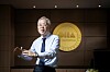 Lee Hoon-gyu, the head of CHA University, emphasizes happiness as an essential part of education. [PARK JONG-GEUN]