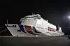 Ulleung Cruise arrives at the port for the passengers to board. [ULLEUNG CRUISE]