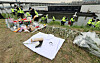 Police search for evidence on May 10 in the death of medical student Sohn Jeong-min, whose body was found floating next to a water taxi boarding platform by the Banpo Bridge. [NEWS1]