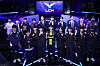 Players and coaches of Esports teams pose for a photo at the 2024 LCK Spring Opening Media Day at LoL Park in central Seoul on Jan. 10. [NEWS1]