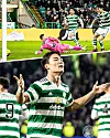 Oh Hyeon-gyu celebrates after scoring his debut goal in a photo posted to the club's official Twitter page on Saturday. [SCREEN CAPTURE]