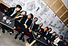 CJ Group Chairwoman Miky Lee and Korean actors attend Saturday's second annual Academy Museum of Motion Pictures Gala in Los Angeles. [THE SECOND ANNUAL ACADEMY MUSEUM GALA / TYRELL HAMPTON]