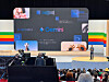 Alphabet CEO Sundar Pichai speaks at a Google I/O event in Mountain View, California on Tuesday. [YONHAP]