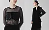 Korean fashion designer Jin Teok's design for Re;code last year. Jin turned unsold men's suits into women's clothes. [RE;CODE]