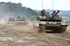 Seoul's arms procurement agency announced Saturday that Hanwha Defense and Hyundai Rotem had signed contracts with Warsaw to export K-9 self-propelled howitzers and K-2 battle tanks, the latter of which is depicted in this photo. [NEWS1]