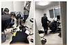 The images show the arrest of the operator of an illegal web novel sharing site that was shut down. [MINISTRY OF CULTURE, SPORTS AND TOURSIM]