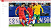 A screen capture of an article on the website of leading German football magazine Kicker shows Paris Saint-Germain's Lee Kang-in in an article about KAA Gent's Hong Hyun-seok. The caption says, “Soon on the ball for Mainz: Hyunseok Hong.”  [SCREEN CAPTURE]