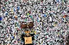 Heaps of recyclable plastics are piled up at a Resource Circulation Center in Suwon, Gyeonggi, on Wednesday. Wednesday marks Resource Circulation Day, which was first designated as a special day by the Environment Ministry in 2009. The government aims to raise awareness on recycling and the importance of environment protection and conservation. [YONHAP]