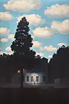 Rene Magritte’s “The Empire of Light” (1953-4) [PEGGY GUGGEHEIN COLLECTION]