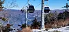 Cable cars on Mount Gariwang in Jeongseon County, Gangwon have been in operation since Jan. 3. [YONHAP]