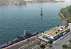 A bird's eye view of the sea cable car plan connecting Ganghwa Island and Seongmo Island in Incheon [GANGHWA COUNTY OFFICE]