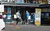 People stand in front of a Covid-19 testing center in Gyeryong, South Chungcheong, on Wednesday. [JOONGANG ILBO]