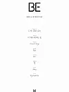 The tracklist image of ″BE (Deluxe Edition)″ to drop on Nov. 20 revealed on Wednesday [BIG HIT ENTERTAINMENT]
