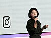 Meta Korea's Kim Na-young, the head of media partnerships, speaks at a press event to highlight key trends on Instagram at Meta Korea's headquarters in southern Seoul, Tuesday. [META KOREA]