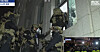 Military forces mobilized under martial law are spotted breaking windows of the National Assembly to get inside the chamber on Wednesday in a footage aired by broadcaster MBC. [SCREEN CAPTURE]