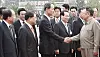 didn’t bow to North Korean leader Kim Jong-il in 2007 when shaking hands in Pyongyang. When the photo was released, the South Korean general-turned-minister earned the nickname, ’General Straight.“ [JOINT PRESS CORPS]