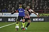 Tottenham's Son Heung-min, left, and Sheffield United's George Baldock fight for the ball during an FA Cup fifth round match at Bramall Lane in Sheffield, England on Wednesday. [AP/YONHAP]
