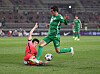 Kim Min-jae slides into a tackle as Korea take on Turkmenistan in a World Cup qualifier at Goyang Stadium in Goyang, Gyeonggi on June 5. [NEWS1]