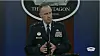 Brig. Gen. Pat Ryder, spokesperson for the U.S. Department of Defense, is seen answering questions during a daily press briefing at the Pentagon in Washington on Tuesday. [YONHAP]