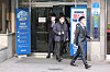 Prosecutors leave the Democratic Party's headquarters in Yeouido, western Seoul, after completing a raid of the office Jeong Jin-sang, DP chief Lee Jae-myung’s close aide, Wednesday. [YONHAP]