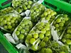 Shine muscats are wrapped and ready to be sold [JOONGANG ILBO]