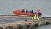 The Korea Coast Guard searches Thursday for seven missing crew members, including three Indonesians, after a 39-ton fishing boat capsized and sank off the coast of Jeju Island on Tuesday evening. The Coast Guard found a body suspected to be one of the missing fishermen Thursday morning. [YONHAP]