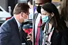 Suh Hoon, national security advisor of Korea, left, and Avril Haines, the U.S. director of national intelligence, in separate photos taken at the Shilla Hotel in Seoul on Monday. Haines is visiting Korea this week to meet with Korea's and Japan's intelligence officials to discuss North Korea and other top agendas of trilateral concern. [YONHAP]