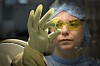 An Yposkesi researcher conducts tests at the company's lab in Corbeil-essonnes, France. [SK INC.]
