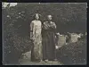 Emilie Floge in a reform dress and Gustav Klimt in his painter's smock in the garden of Villa Oleander on Lake Attersee, 1910. [ÖSTERREICH WERBUNG/KLIMT FOUNDATION]