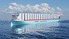 A conceptual image of a methanol-powered carrier ship to be built by Korea Shipbuilding & Offshore Engineering for Maersk. [MAERSK]