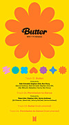 Tracklist of boy band BTS's upcoming EP containing its megahit ″Butter″ along with ″Permission to Dance″ produced by British pop star Ed Sheeran. [BIG HIT MUSIC]