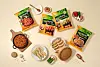 Plant-based dumplings and fried rice from Pulmuone's Vegetable Earth Diet line [PULMUONE]