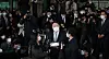 Yoon Seok-youl talks to reporters on Thursday as he leaves the Supreme Prosecutors' Office after stepping down as the prosecutor general. [KIM GYEONG-ROK]