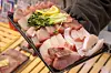 Thick slices of bangeo, or yellowtail fish [JOONGANGILBO]