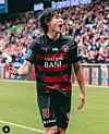 FC Midtjylland's Cho Gue-sung celebrates in a photo shared by the club on Instagram. [SCREEN CAPTURE]