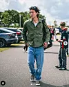 FC Midtjylland's Cho Gue-sung arrives at training in a photo shared by the club on Instagram. [SCREEN CAPTURE]